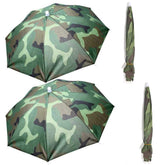 Set of four HunterBee camouflage umbrella hats